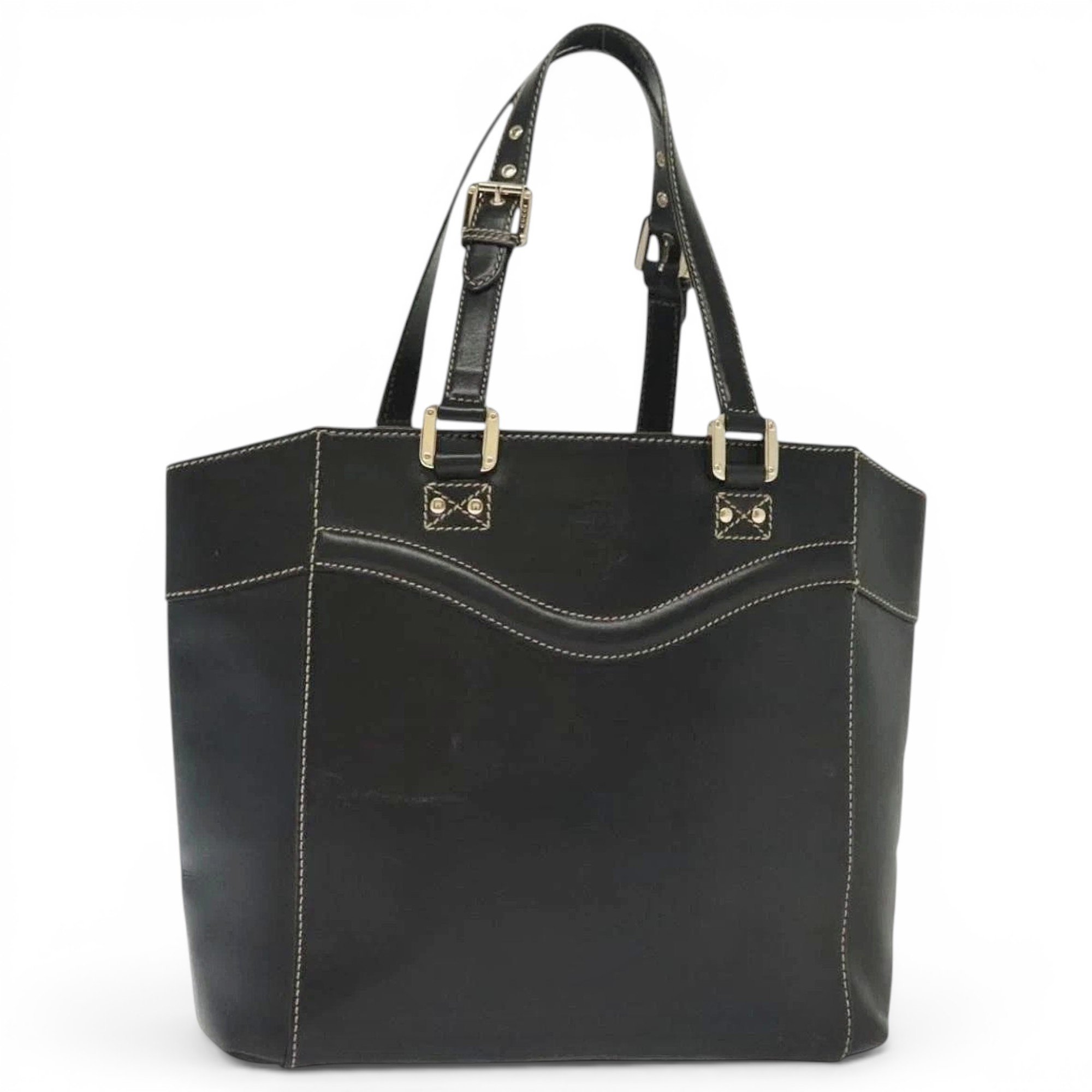 Leather tote