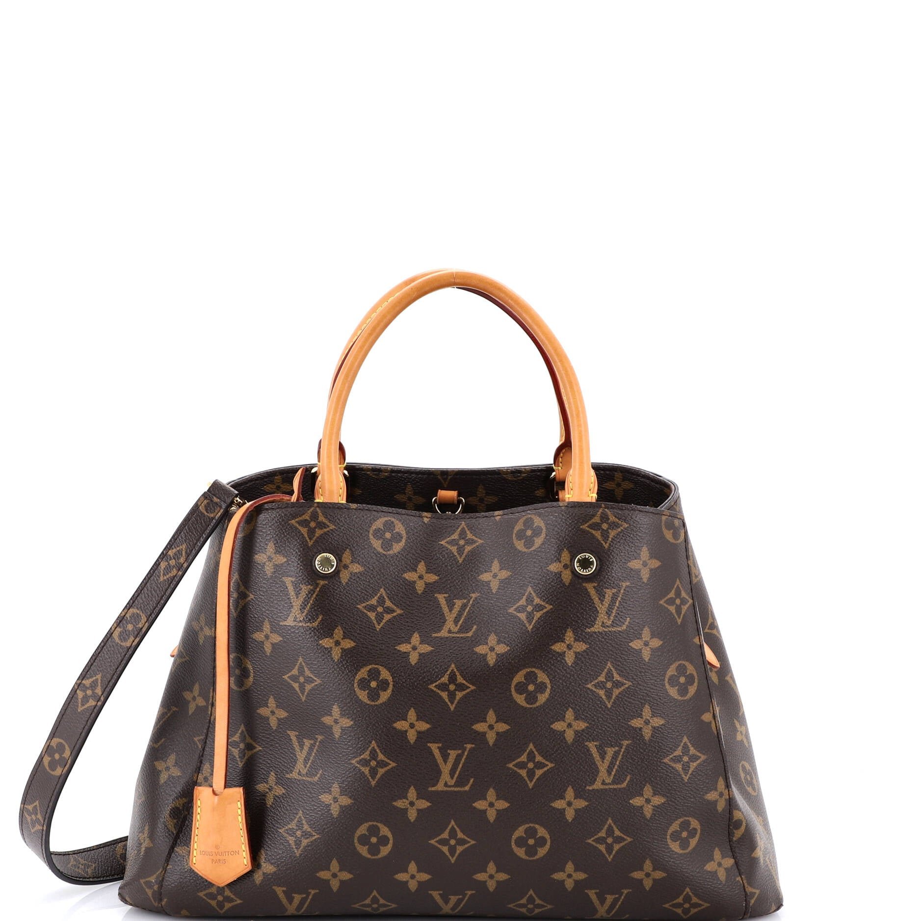 Louis Vuitton Montaigne Handbag Monogram Canvas MM