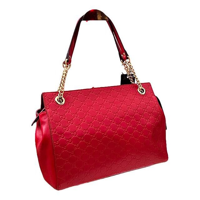 Leather handbag