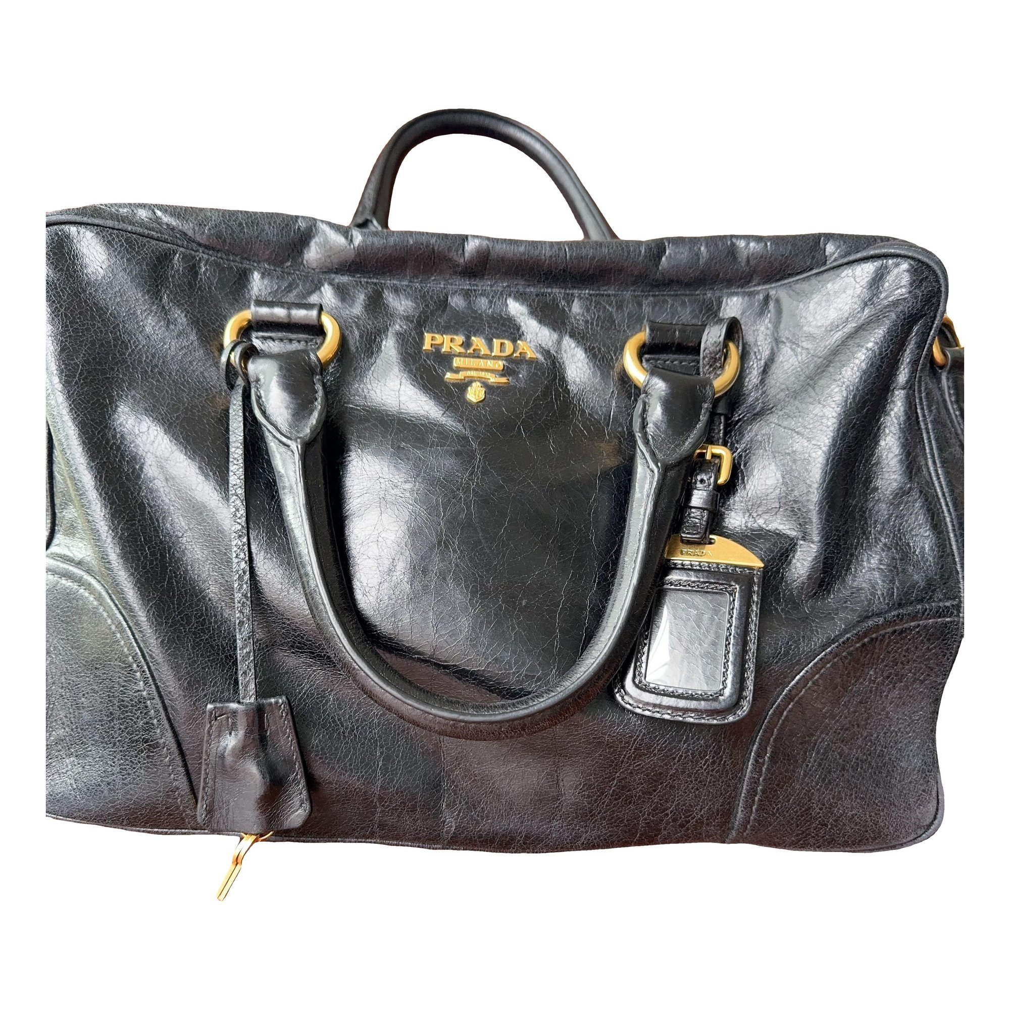 Leather handbag