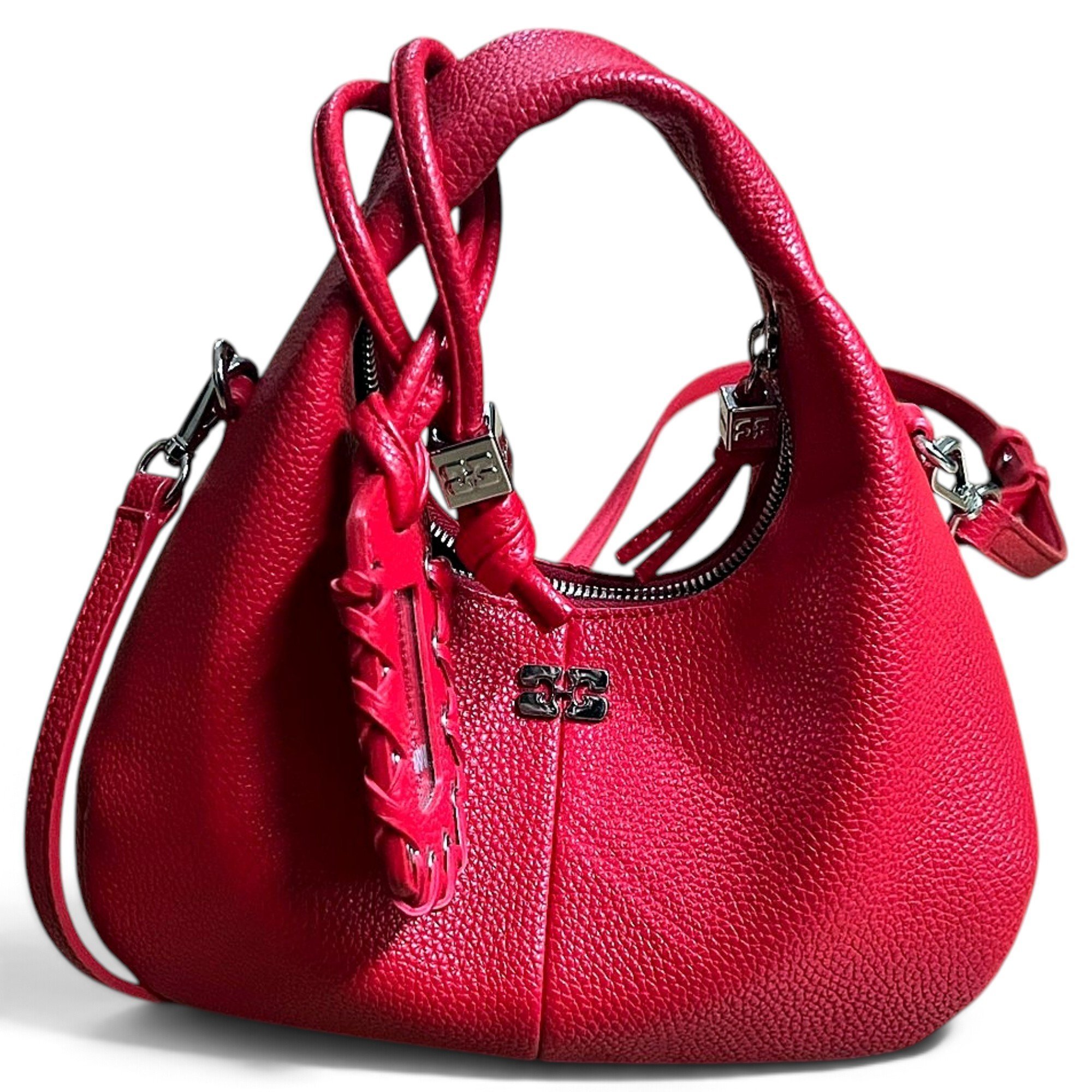 Hobo leather handbag