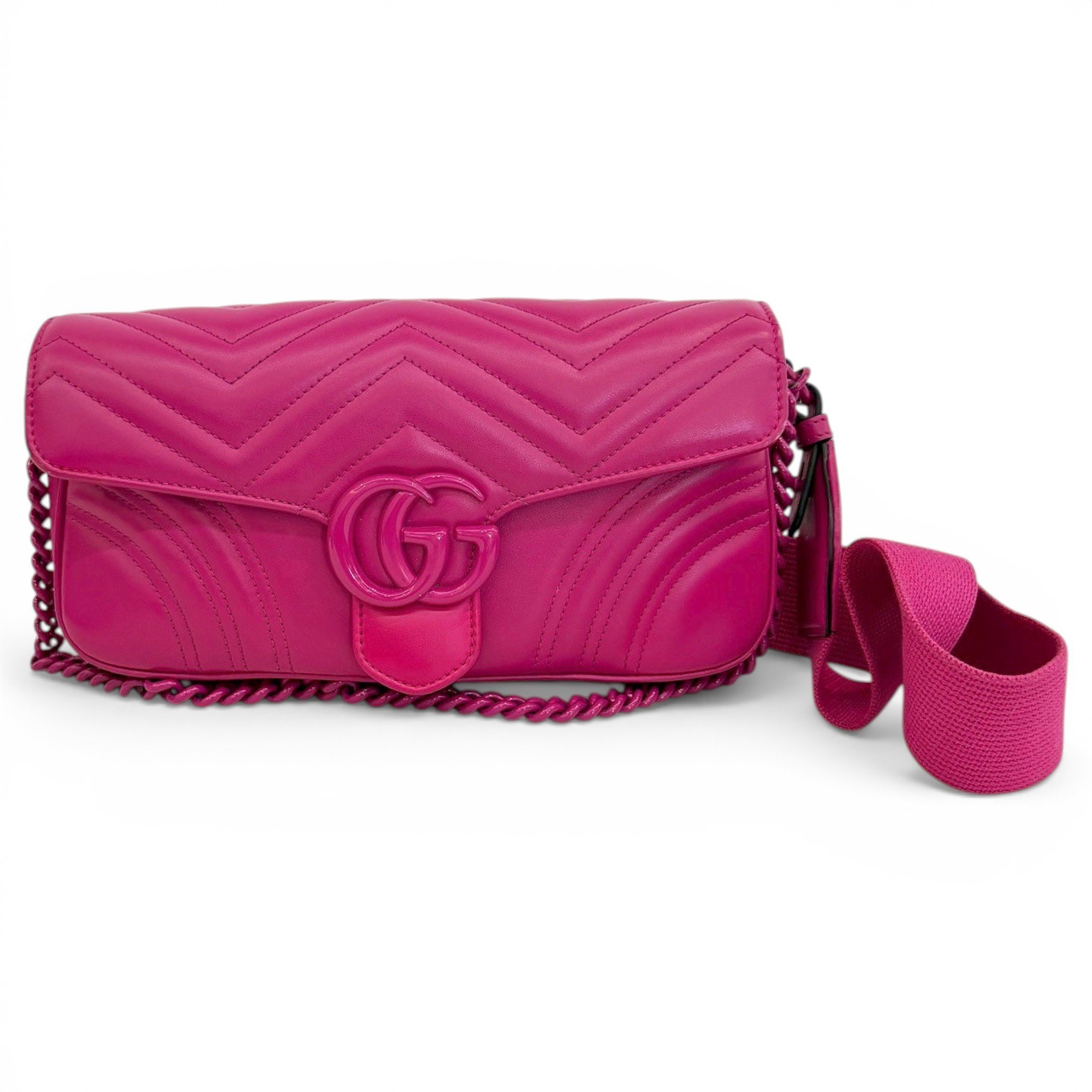 GG Marmont Flap leather crossbody bag