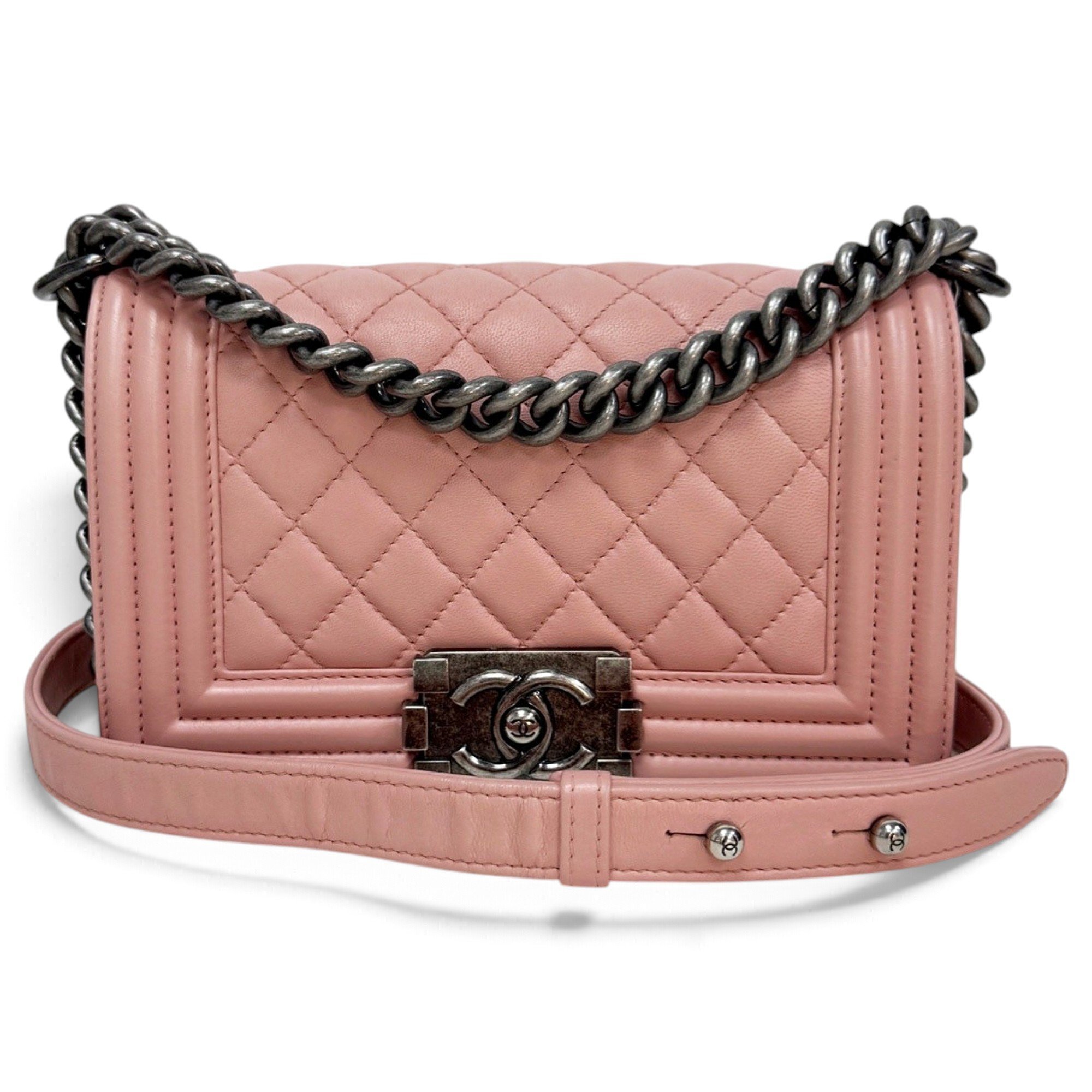 Boy leather crossbody bag