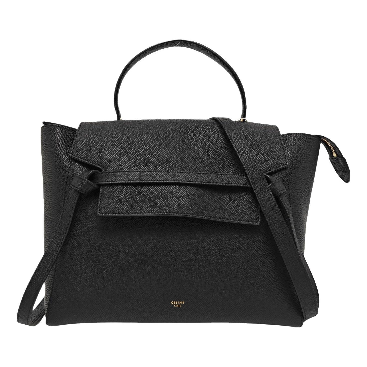 Belt leather handbag