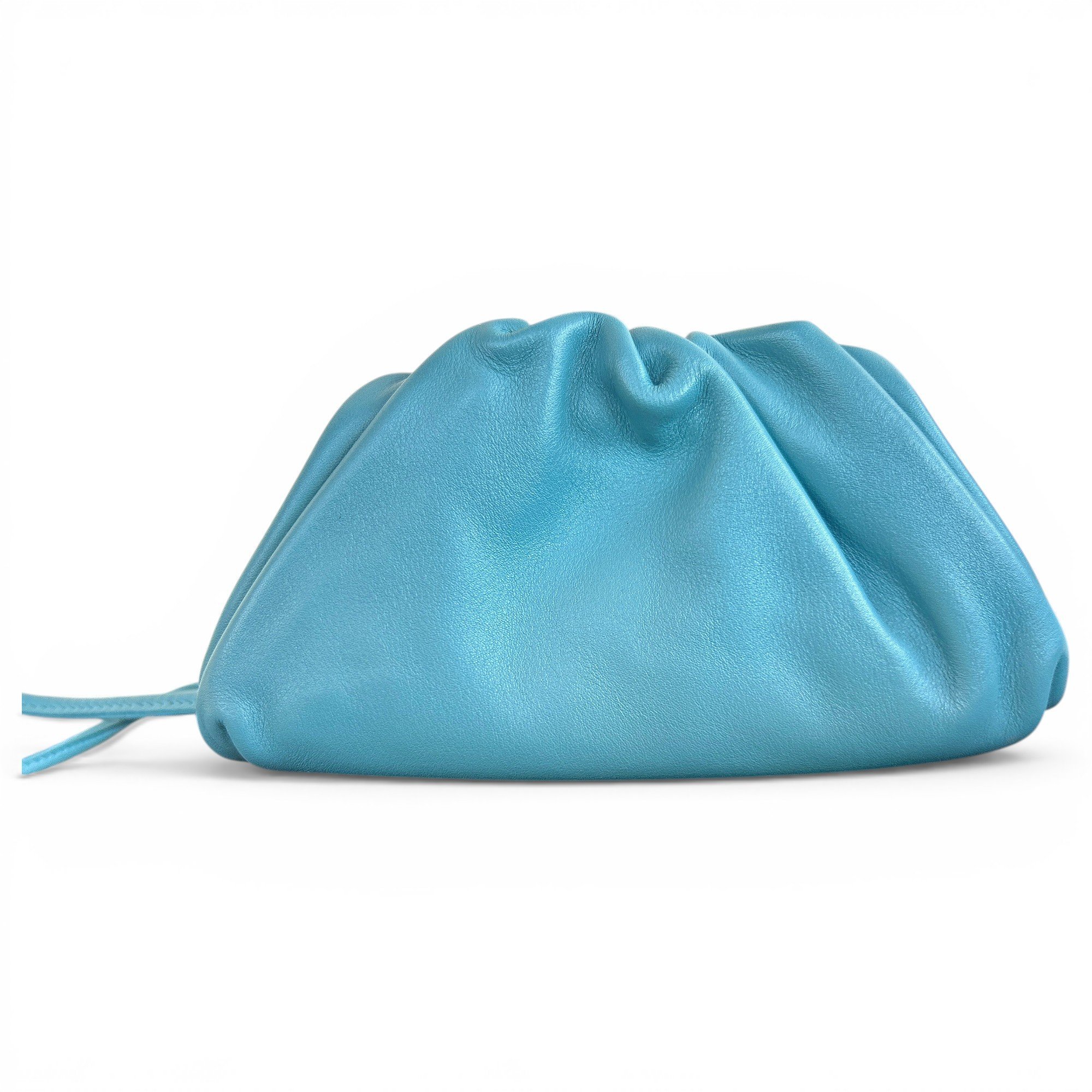 Pouch leather crossbody bag