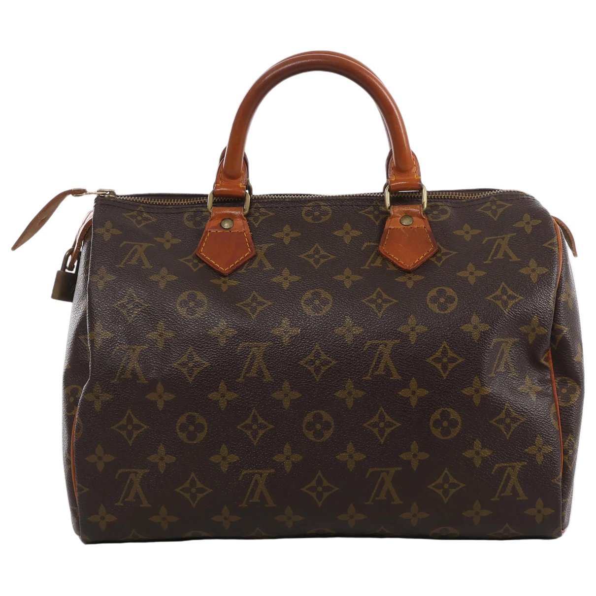 Speedy leather handbag