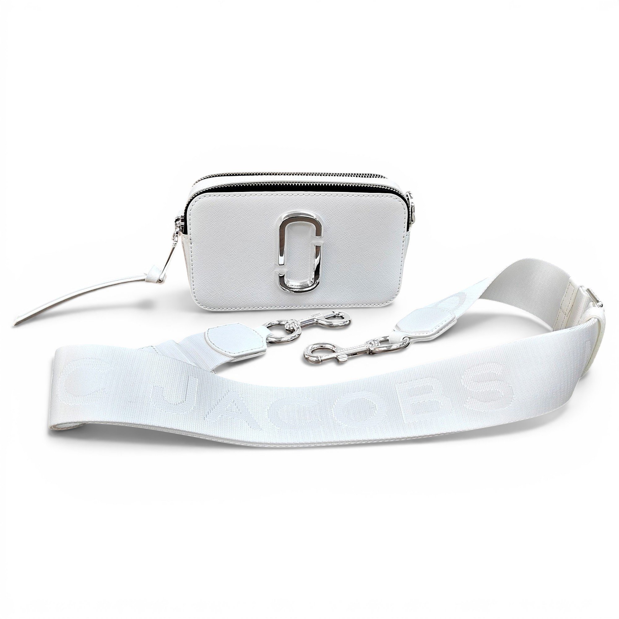 Snapshot leather crossbody bag