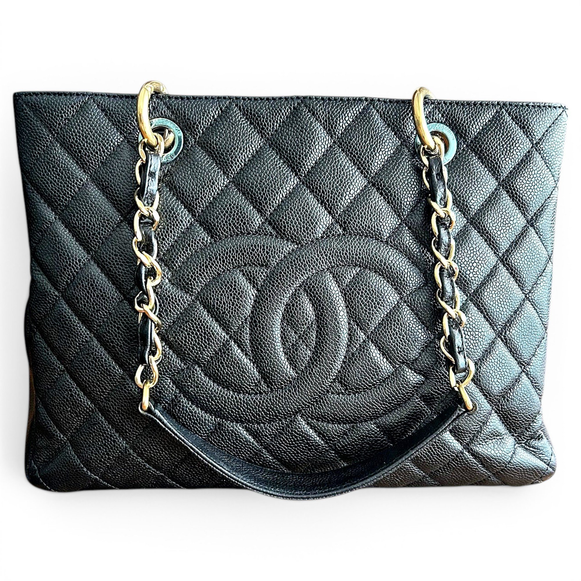 Grand shopping leather tote