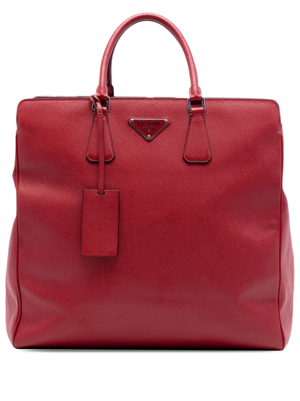 Prada 2013-2026 Saffiano Lux Double Handle Shopping Tote satchel