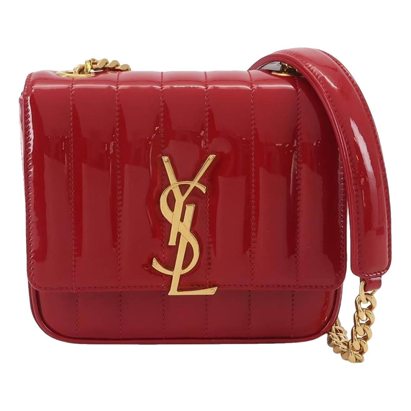 Vicky patent leather handbag