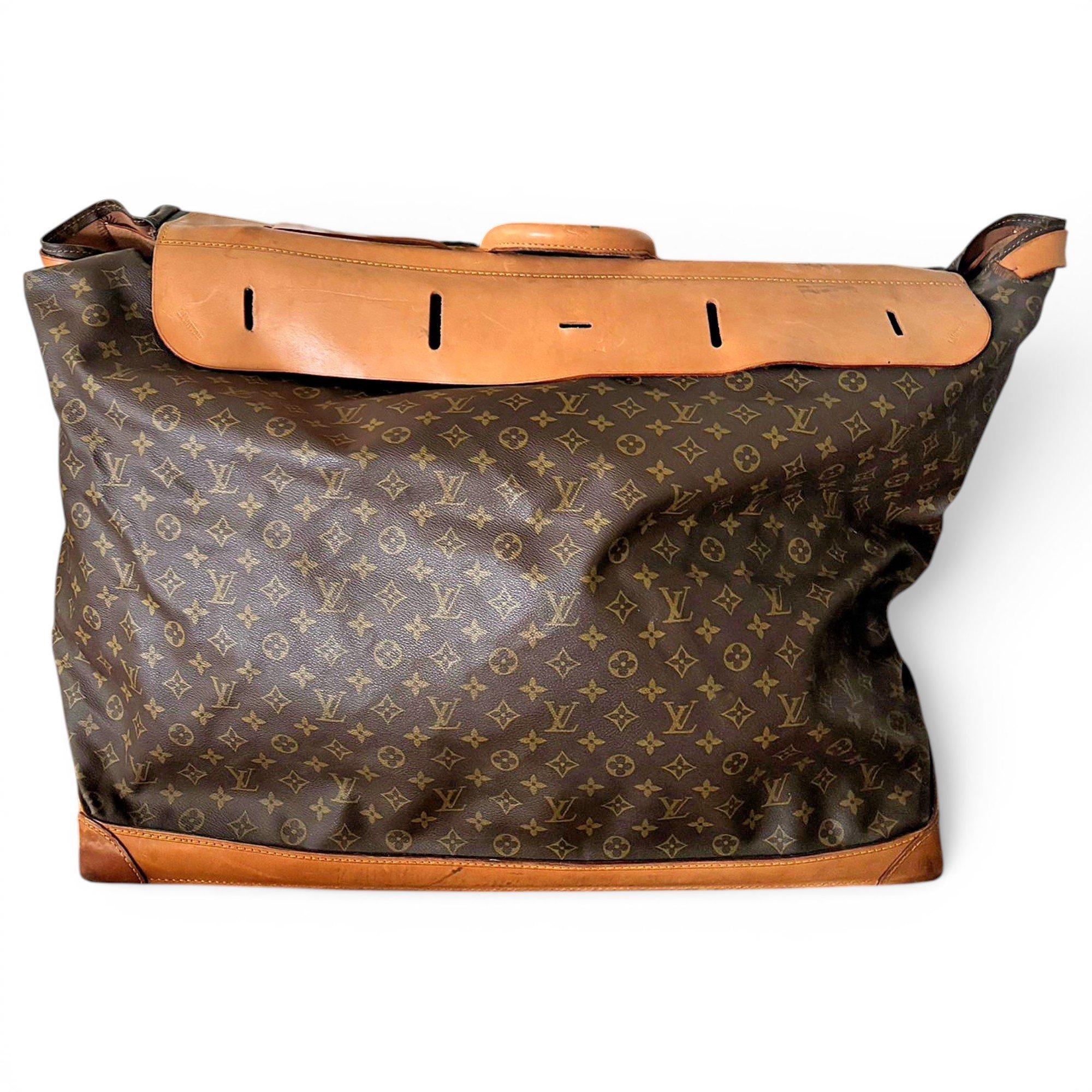Steamer leather 48h bag