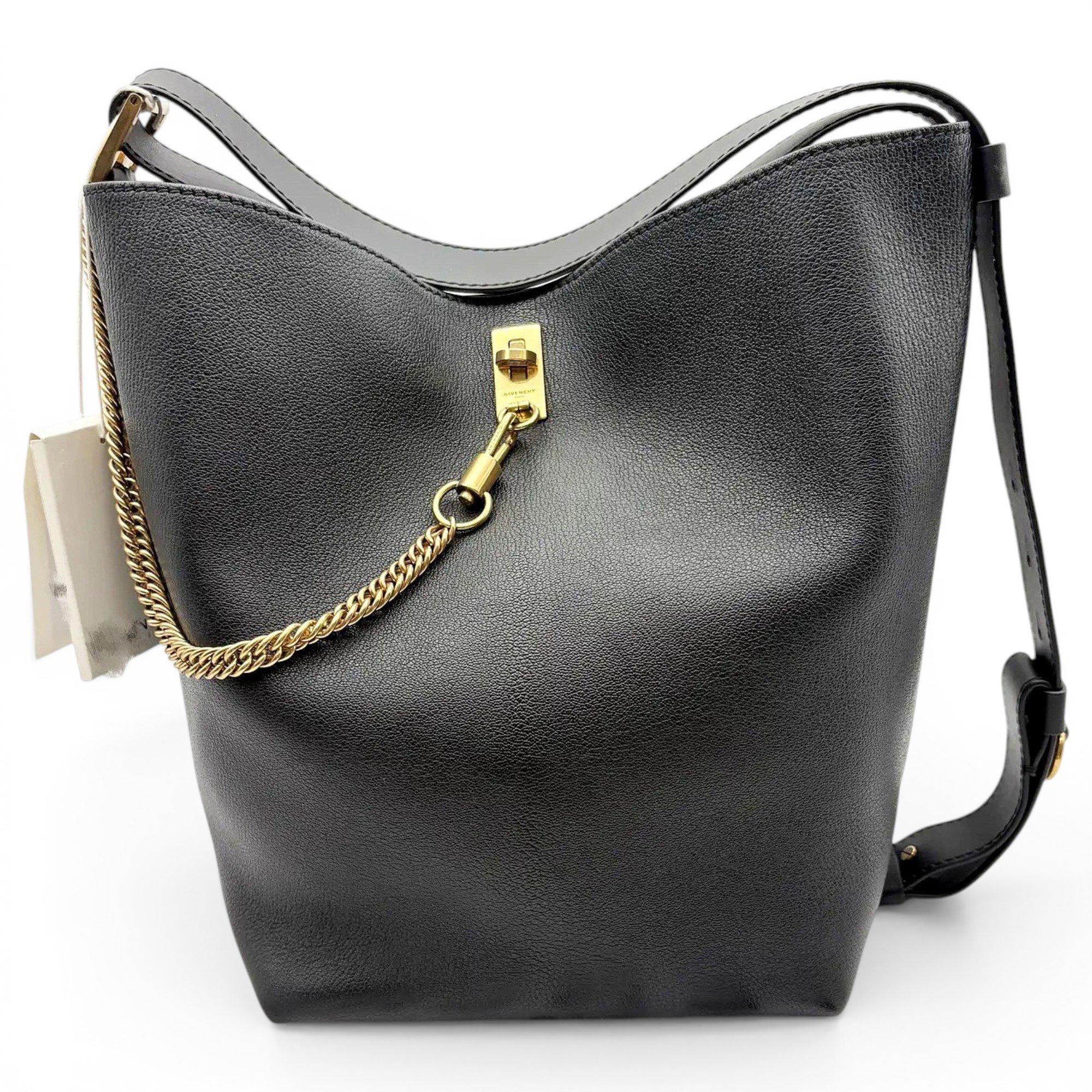 Seau GV Bucket leather crossbody bag