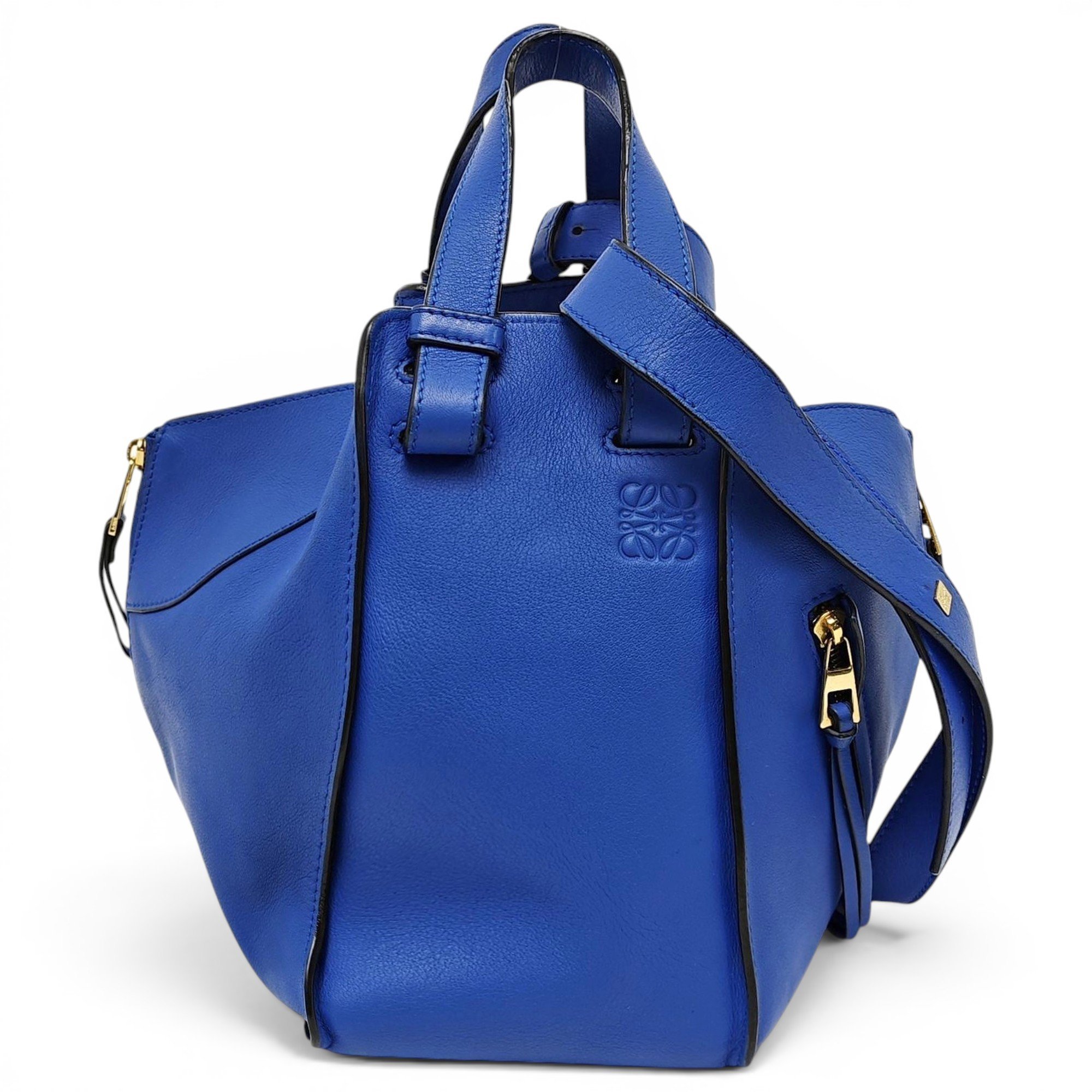 Hammock leather handbag