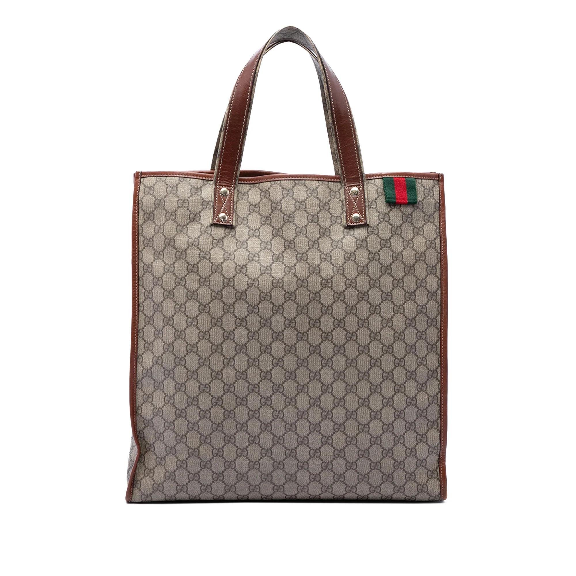 Gucci B leather tote