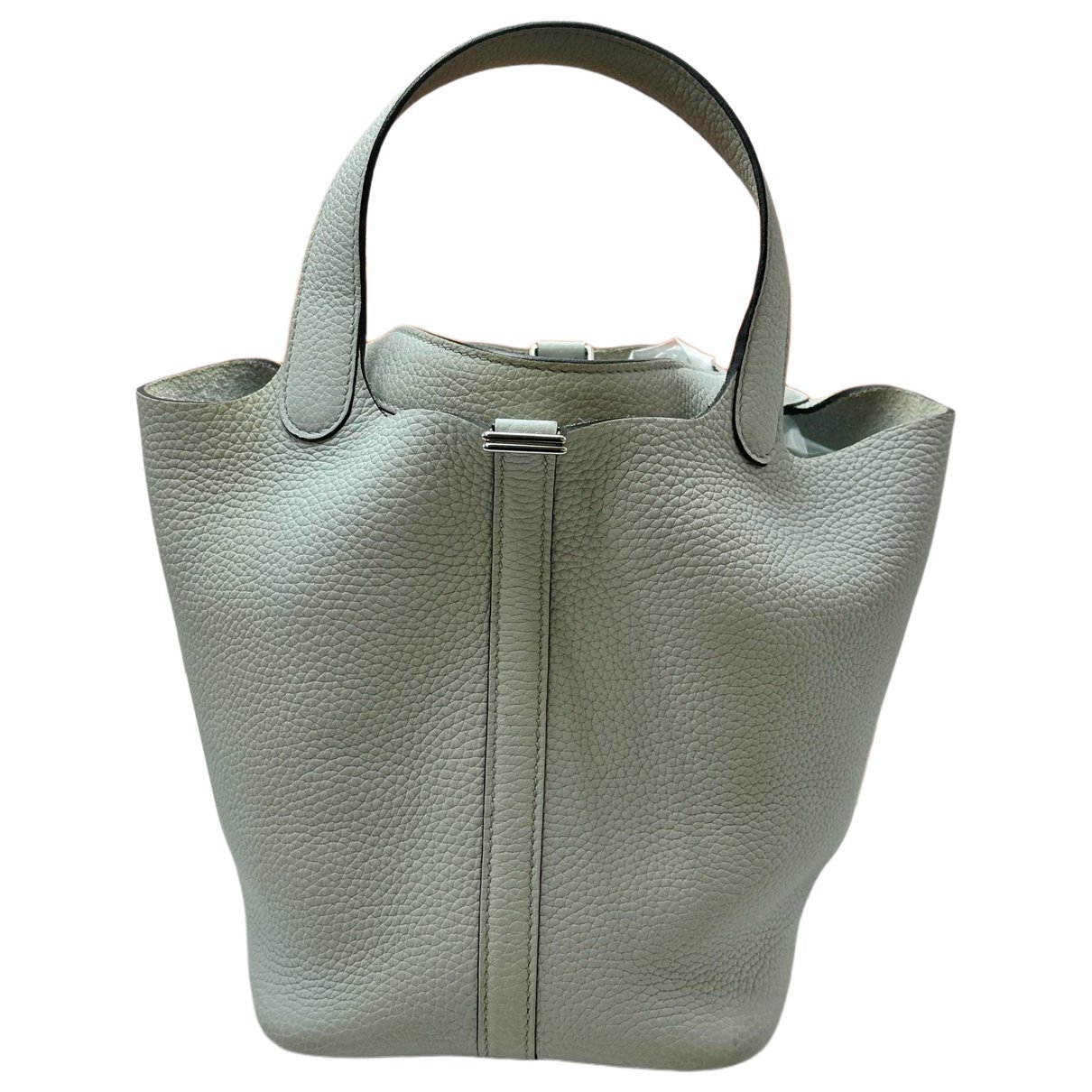 Picotin leather tote
