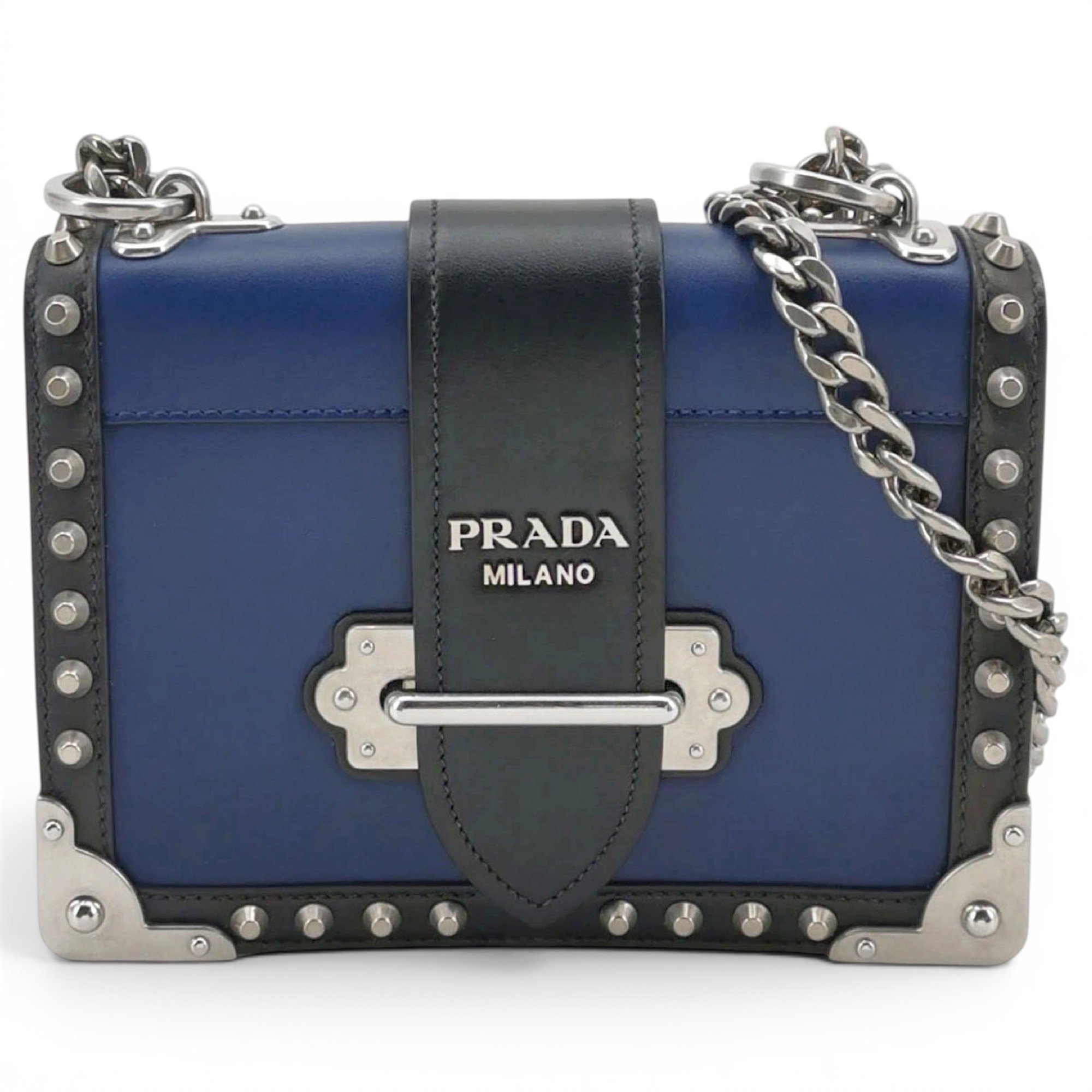 Cahier leather handbag