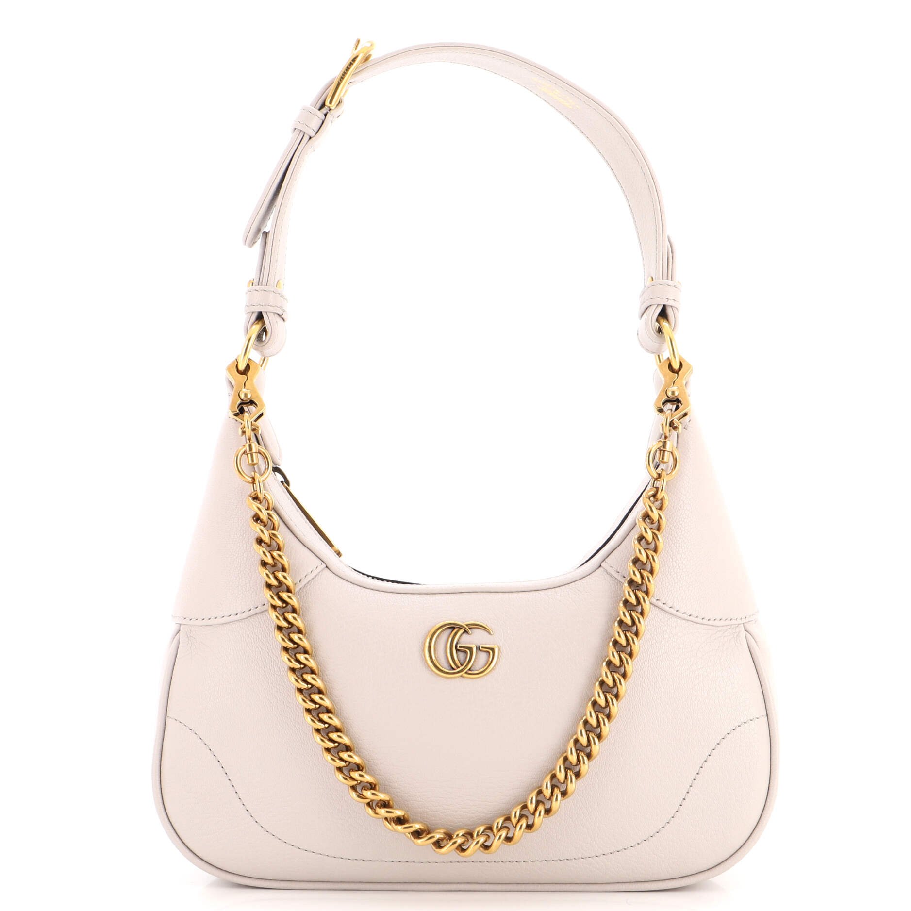 Aphrodite Zip Shoulder Bag Leather Small