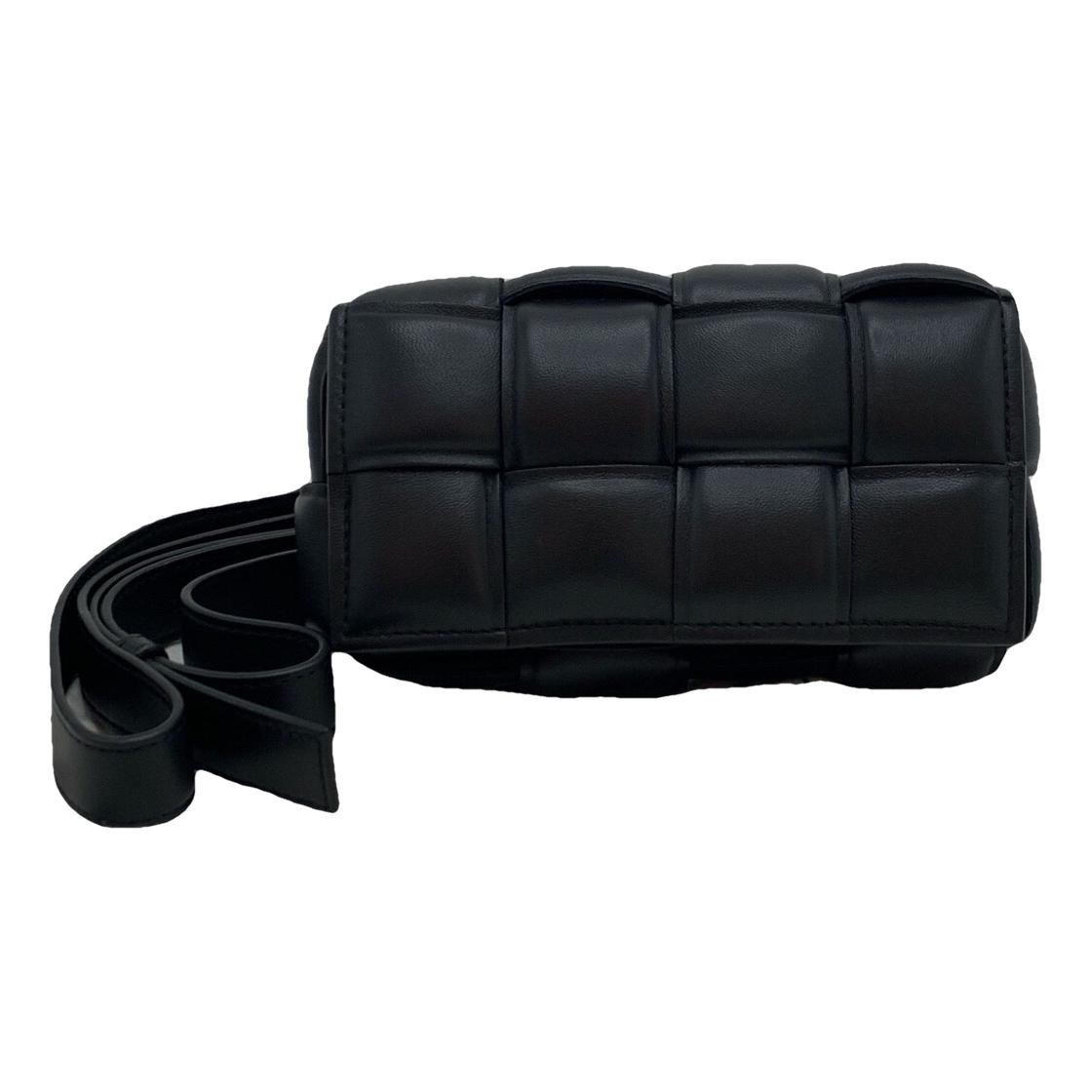 Cassette leather handbag