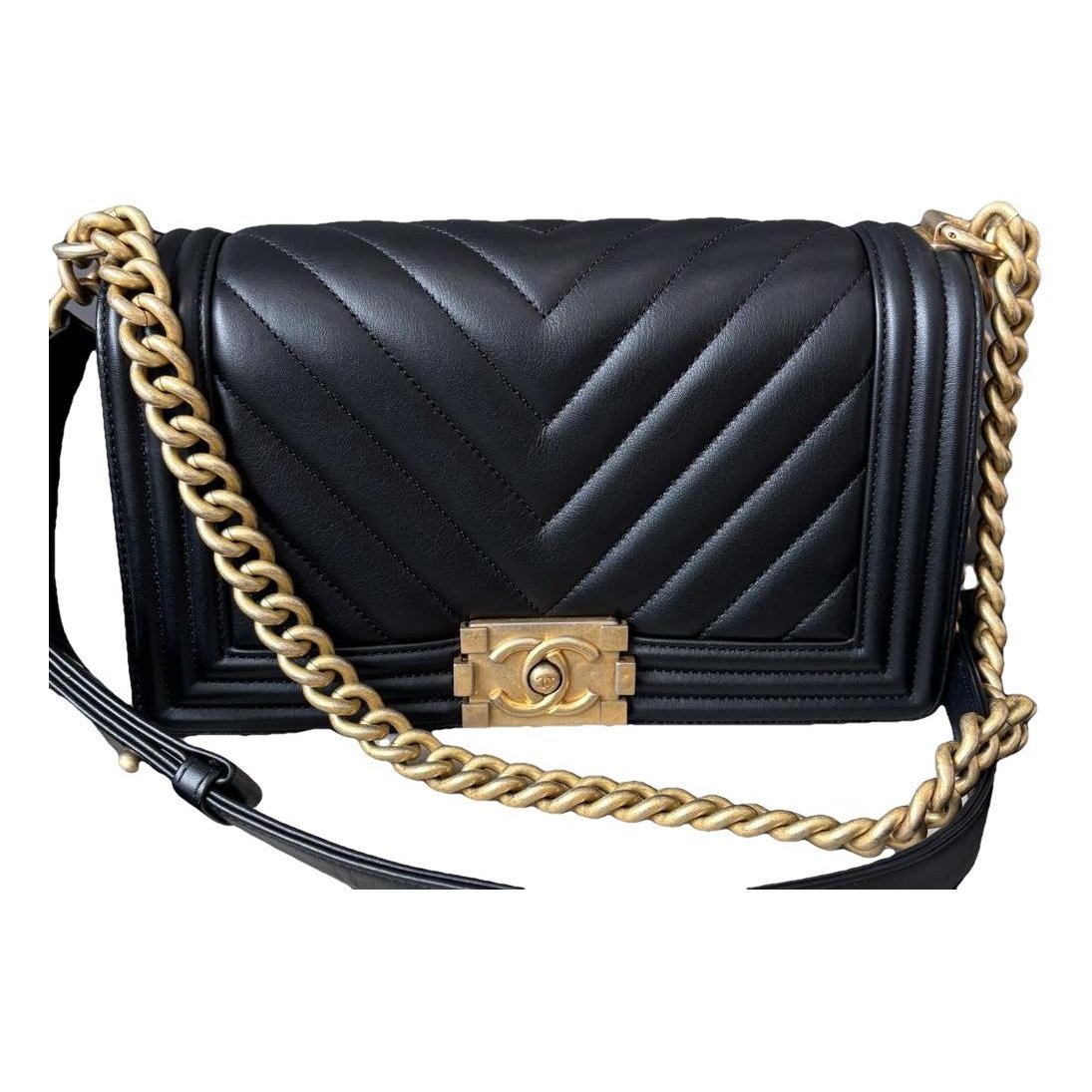Boy leather crossbody bag