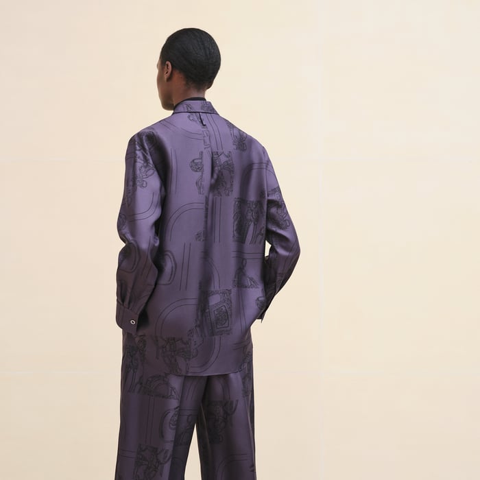 Violet Améthyste "En Desordre Finesse" Shirt