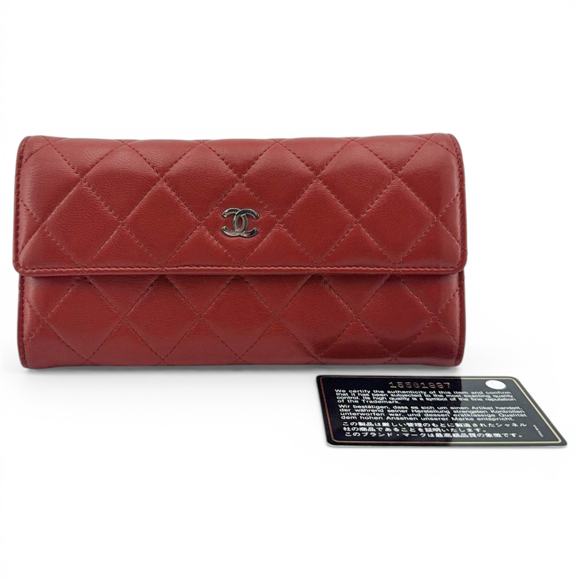 Wallet On Chain leather handbag
