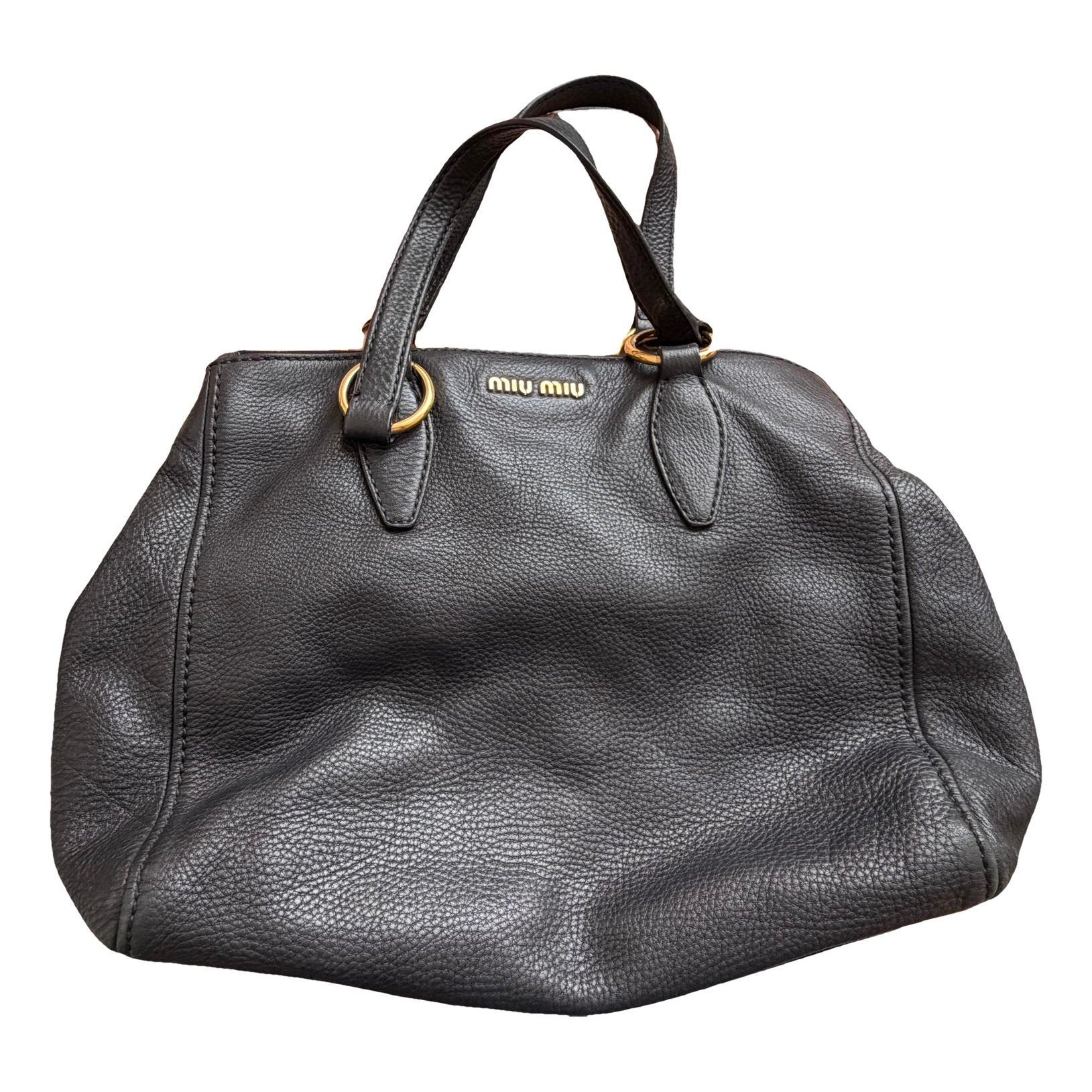 Leather handbag