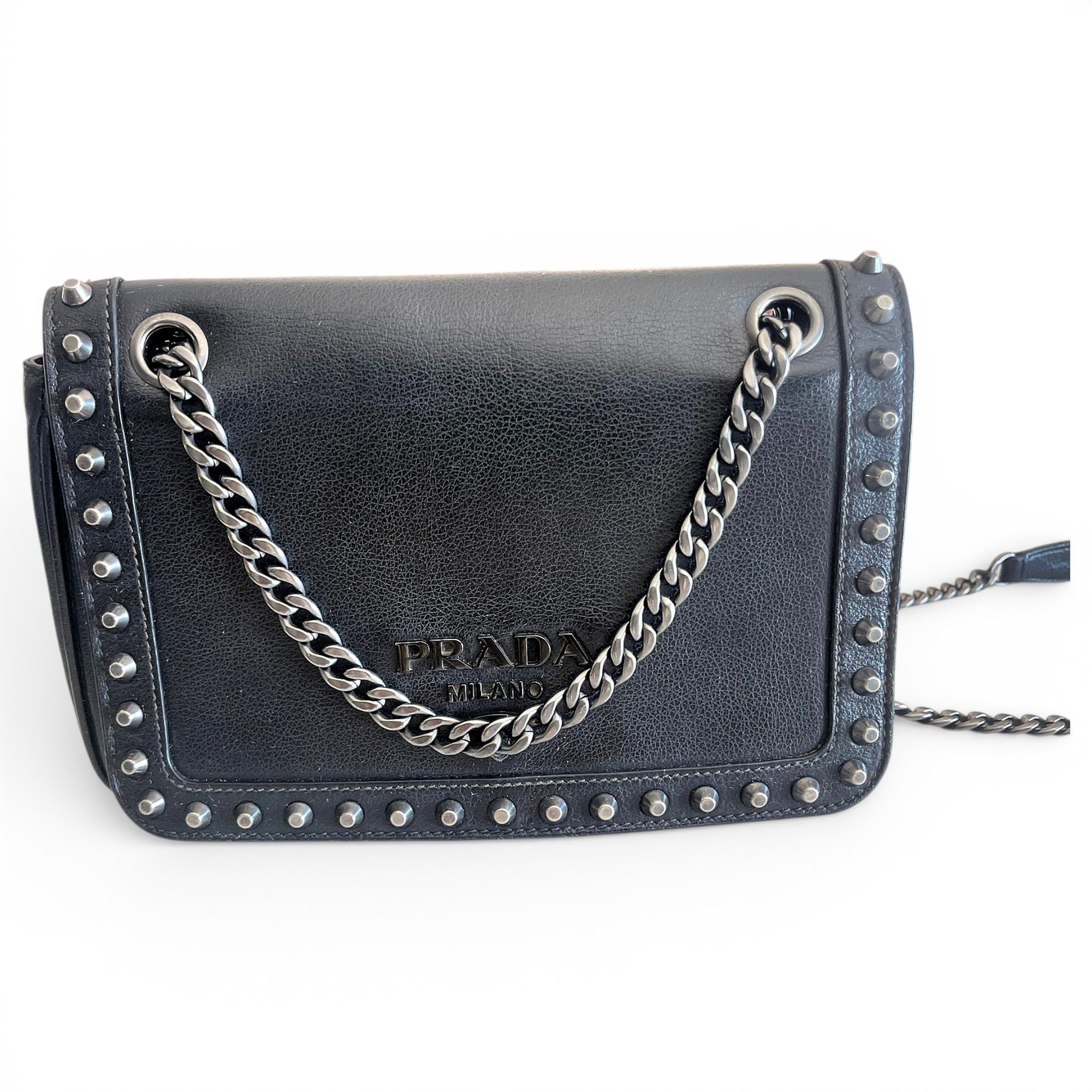 Leather crossbody bag