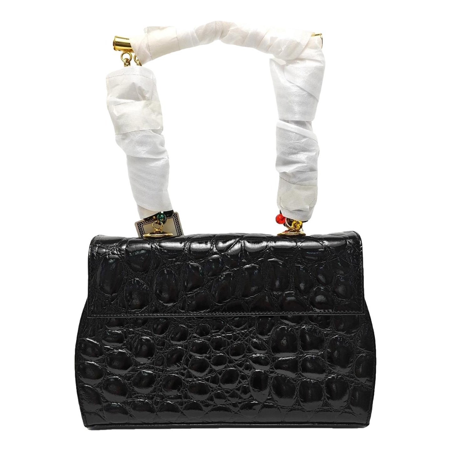 Patent leather handbag