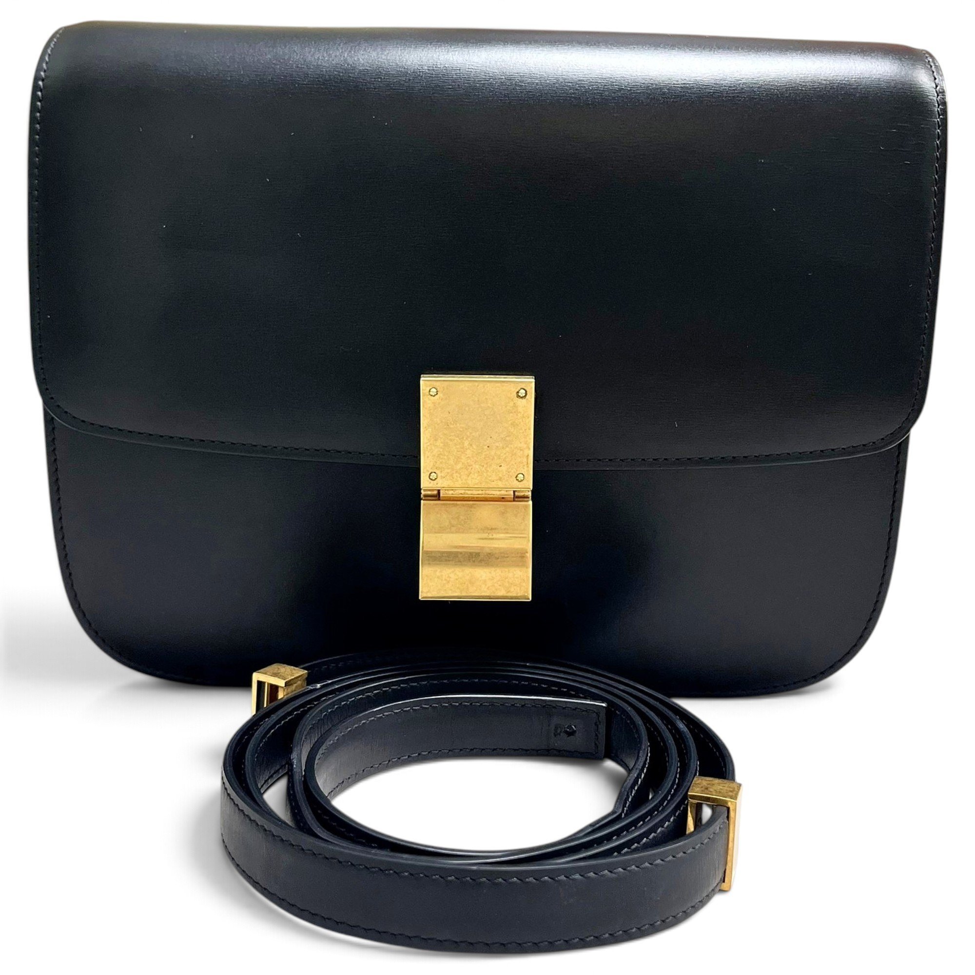 Classic leather handbag