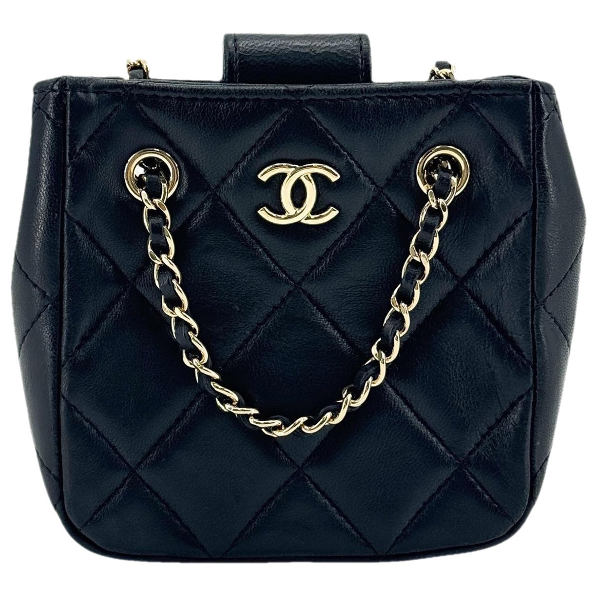Deauville Chain leather handbag