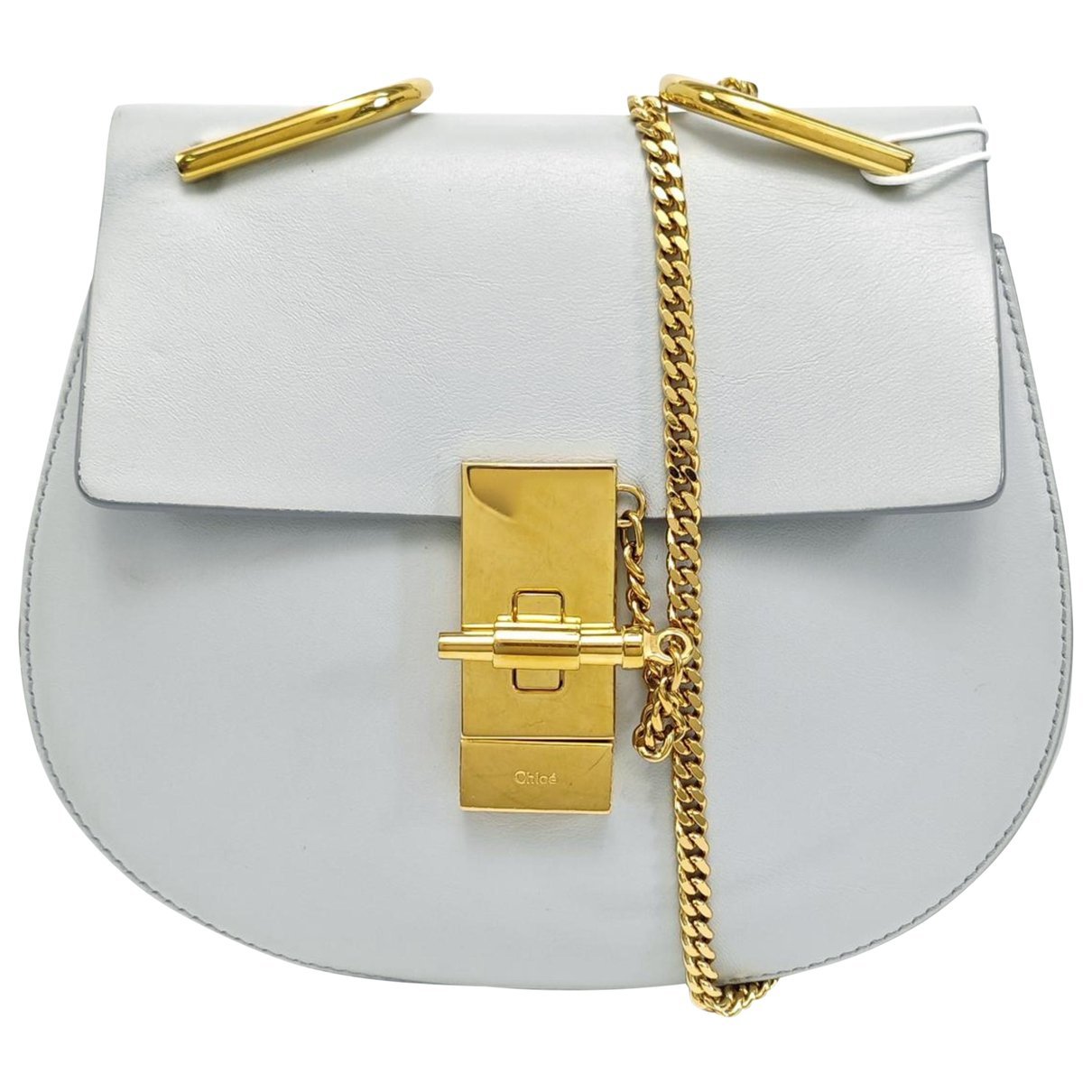 Drew leather handbag