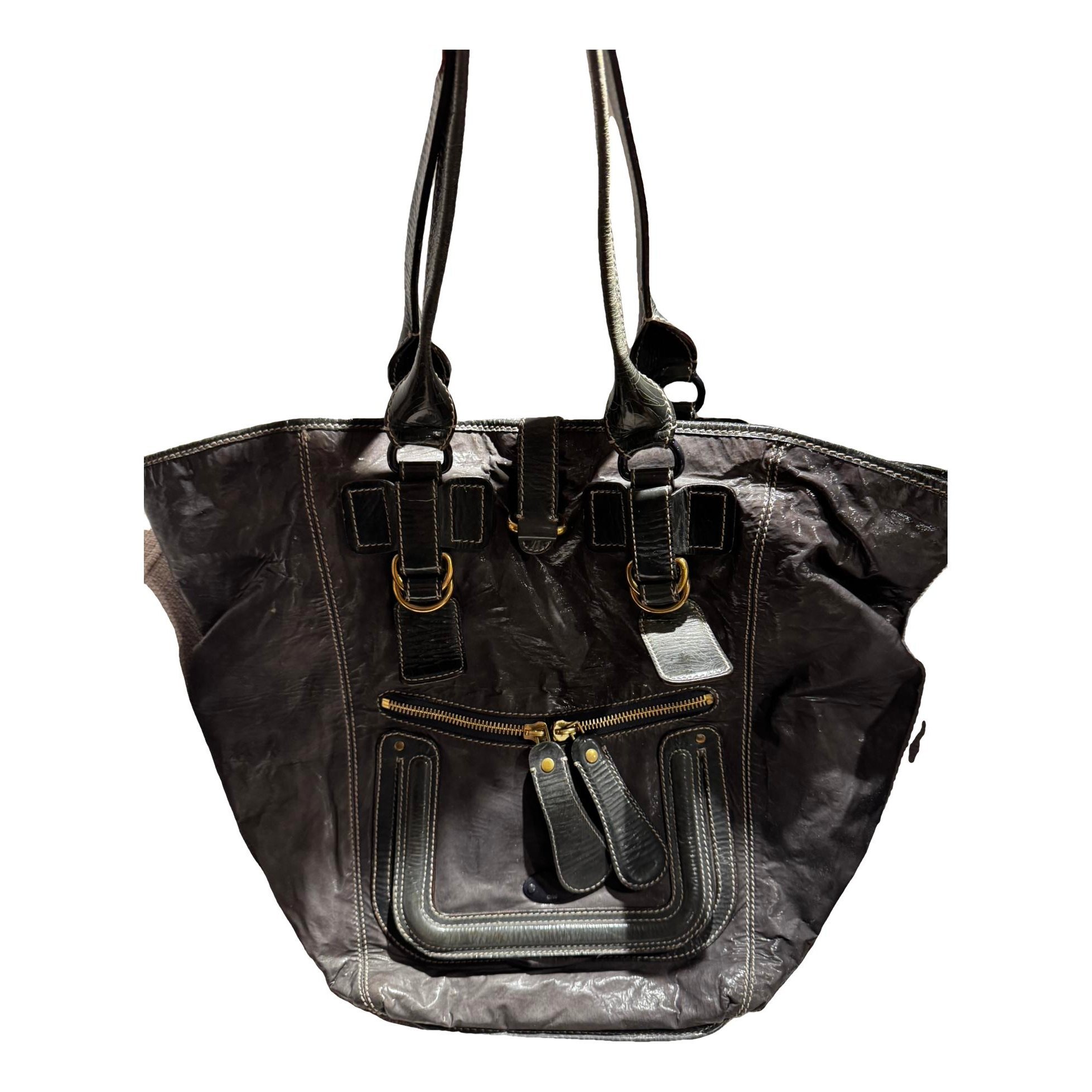 Paraty patent leather handbag