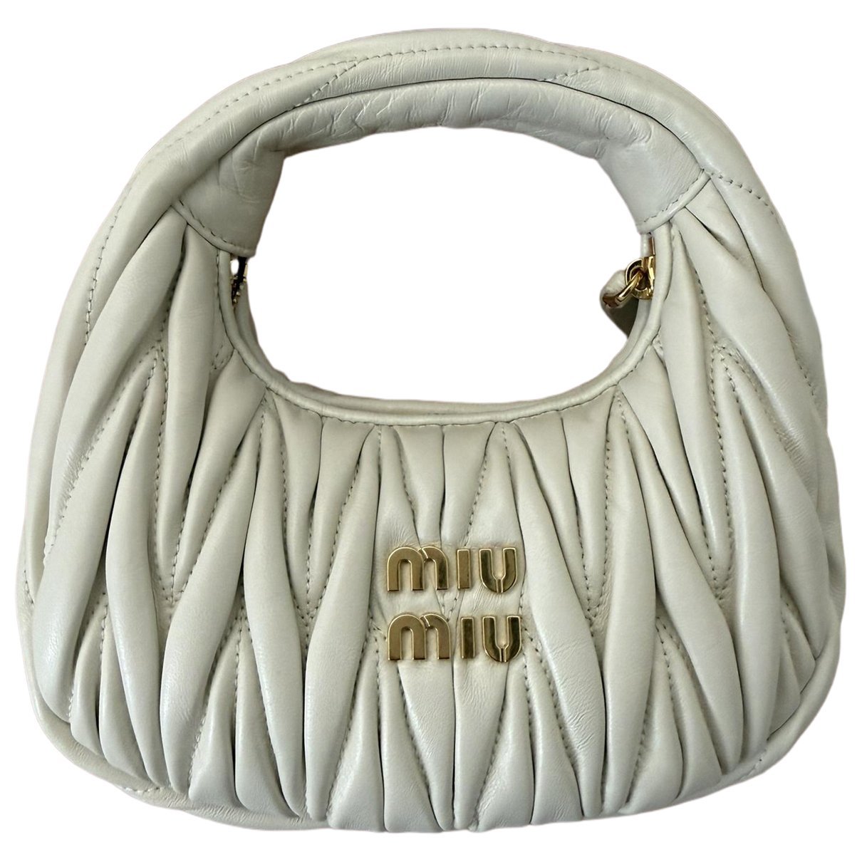 Miu Wander leather mini bag