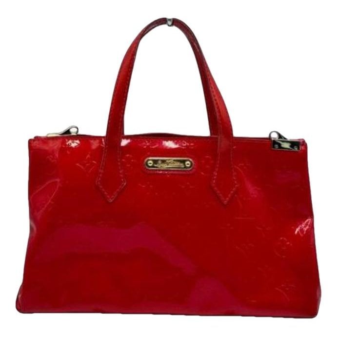 Wilshire patent leather handbag