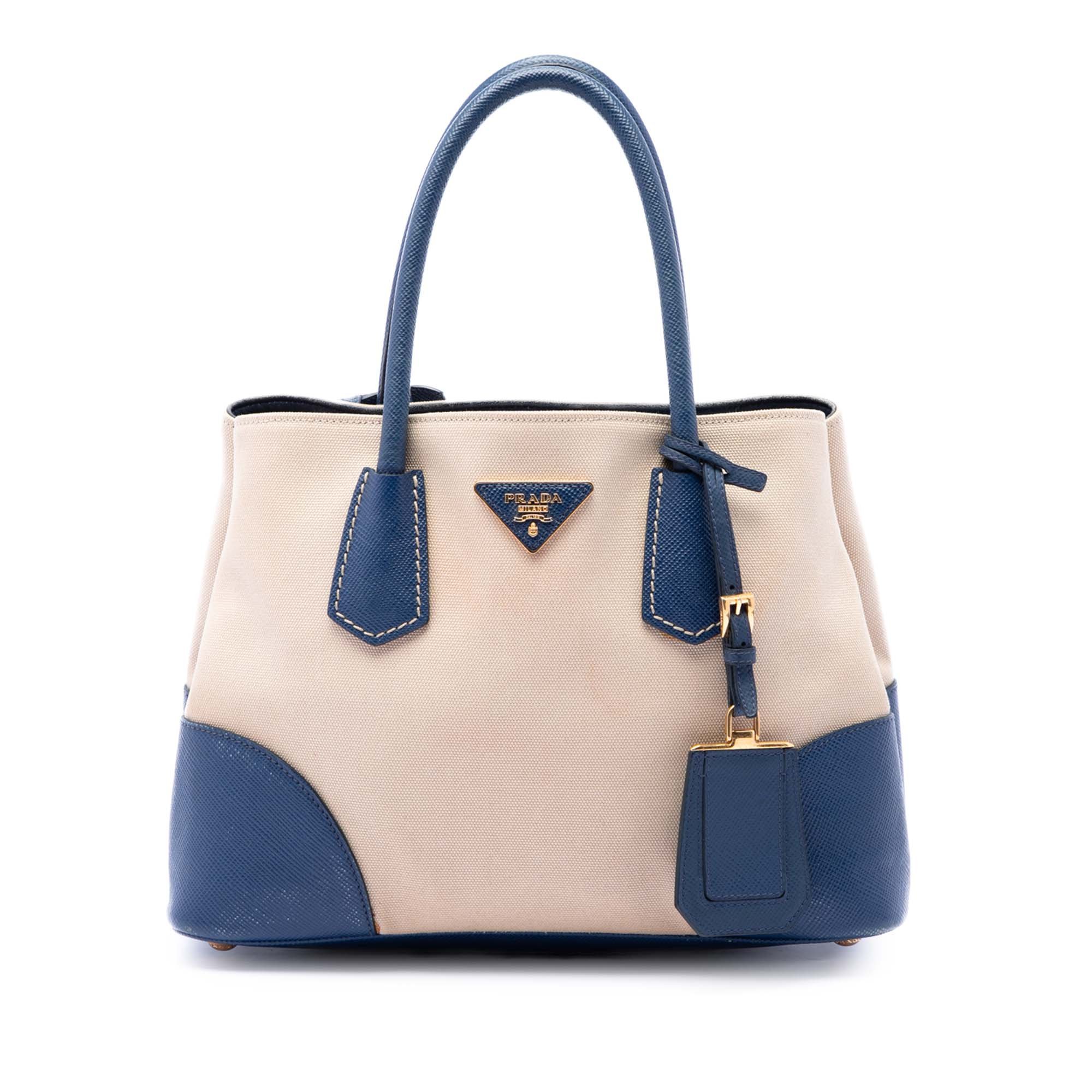Double leather satchel