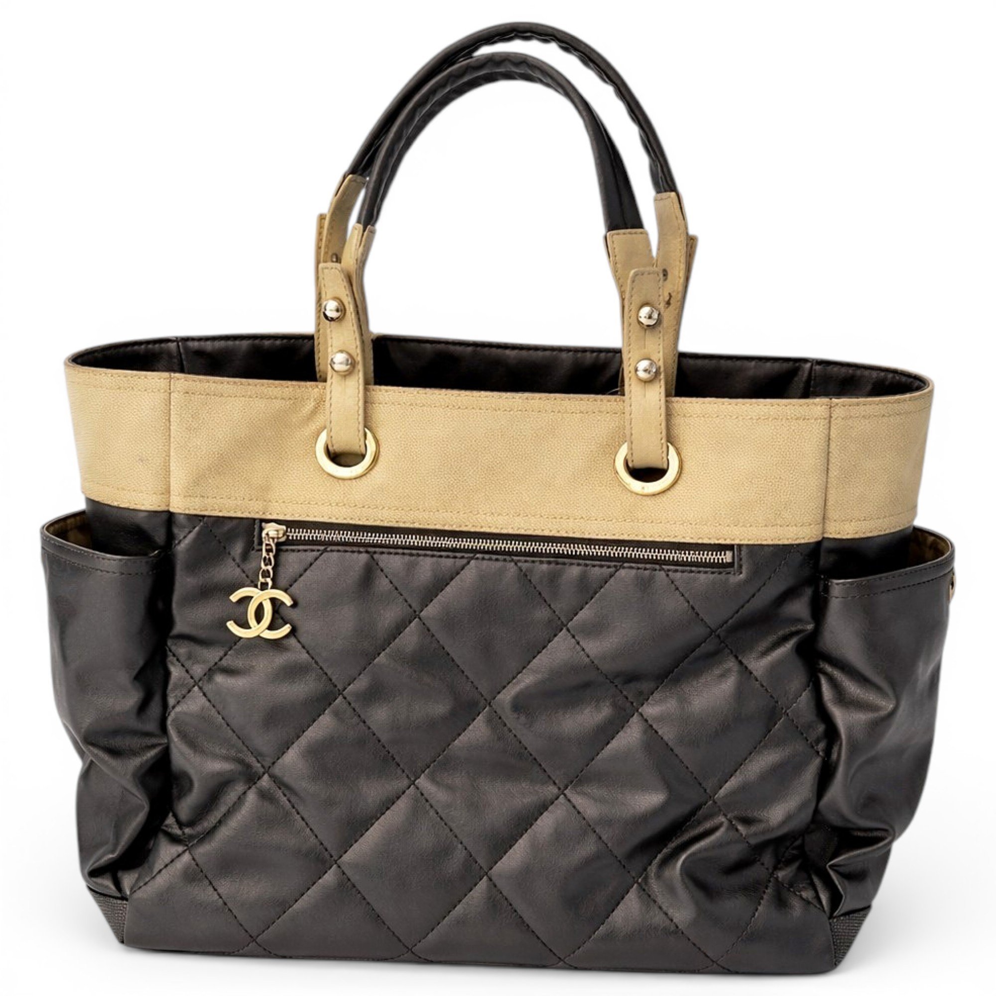 Paris-Biarritz leather tote