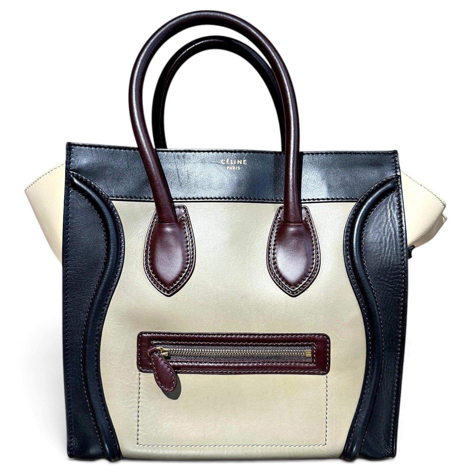 Luggage leather handbag