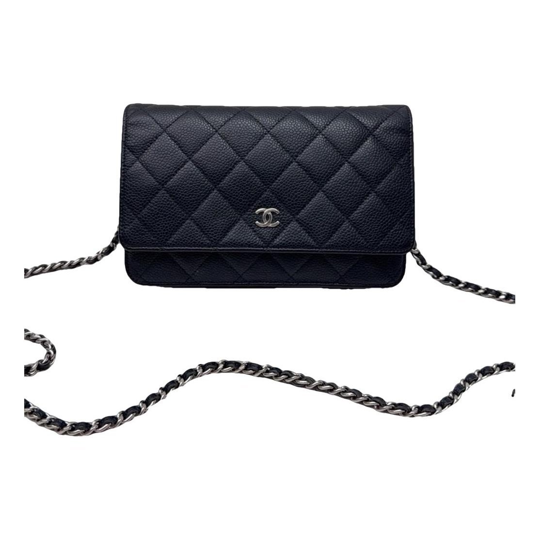 Wallet On Chain Timeless/Classique leather handbag