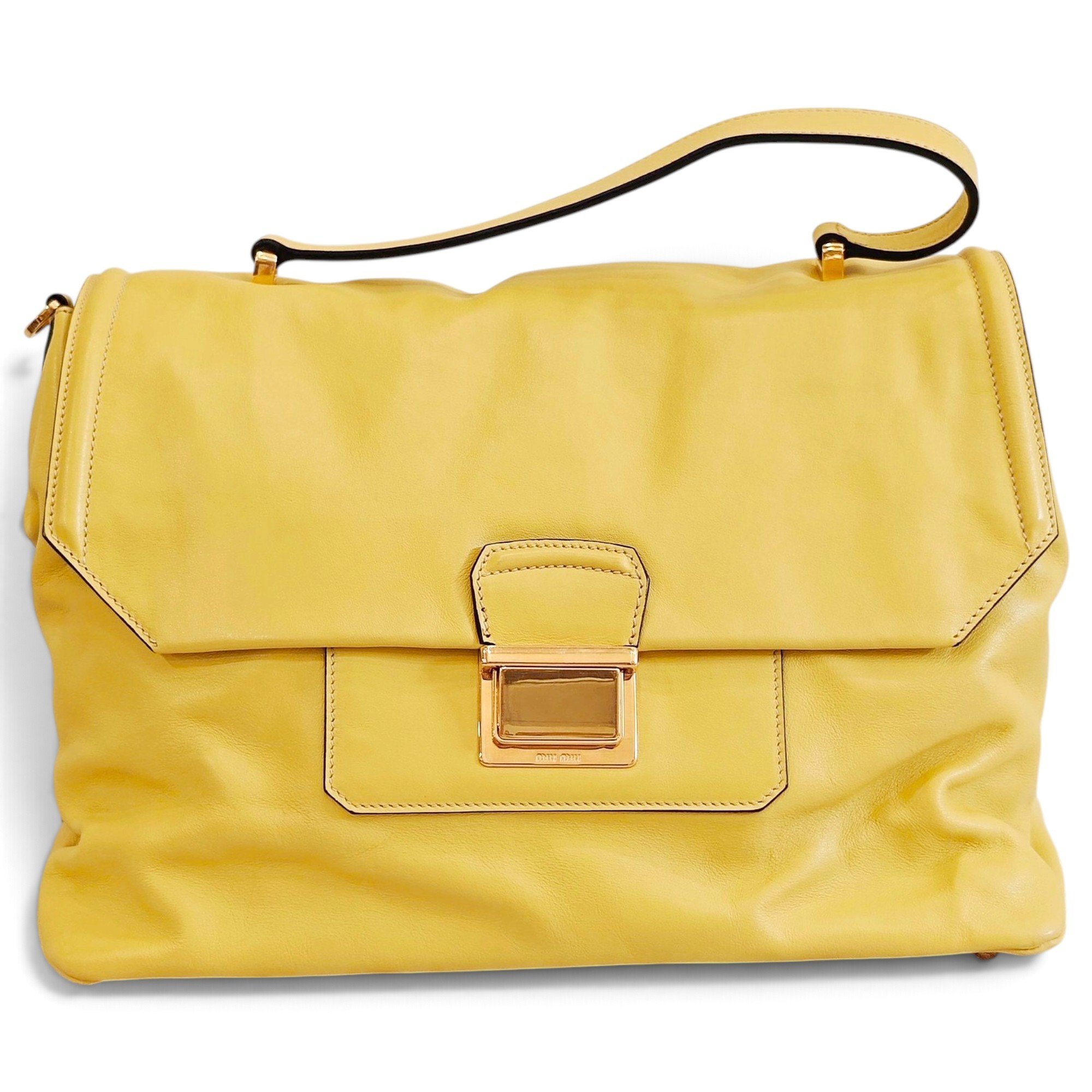 Leather handbag