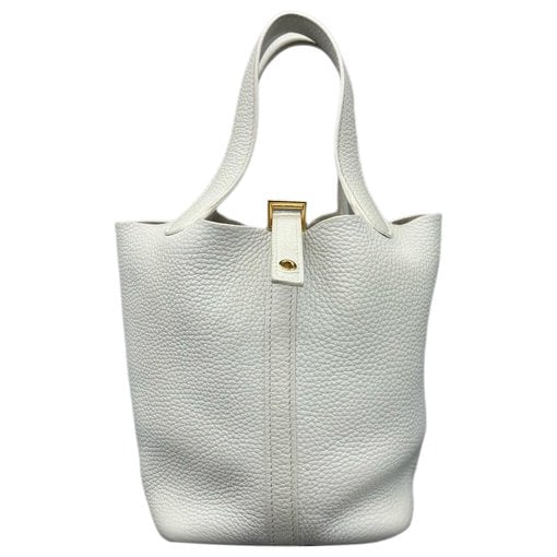 Picotin leather handbag