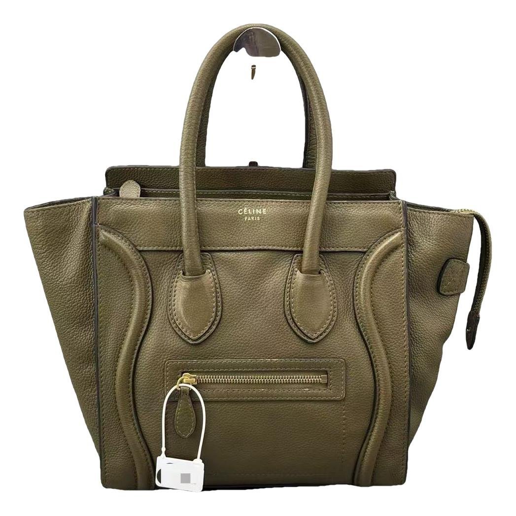 Luggage leather handbag