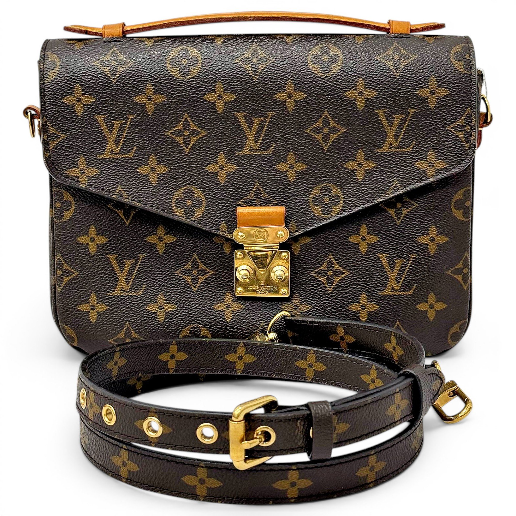 Metis leather handbag