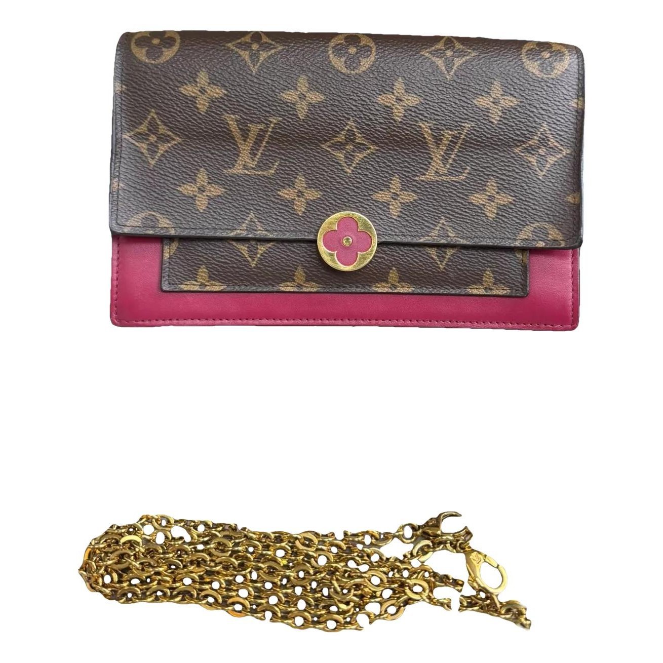 Flore chain leather handbag
