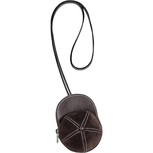 Cap leather bag