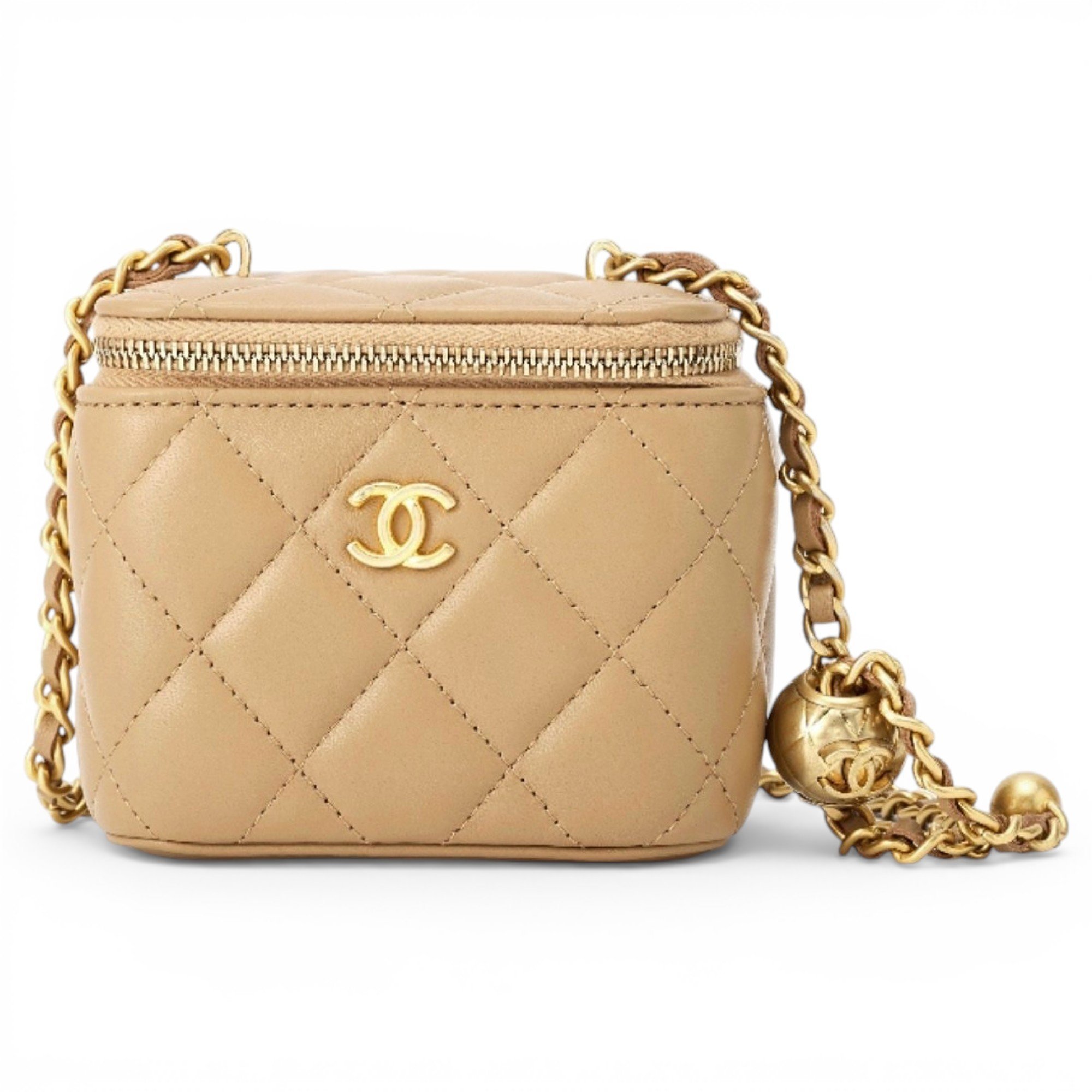 Trendy CC Vanity leather handbag