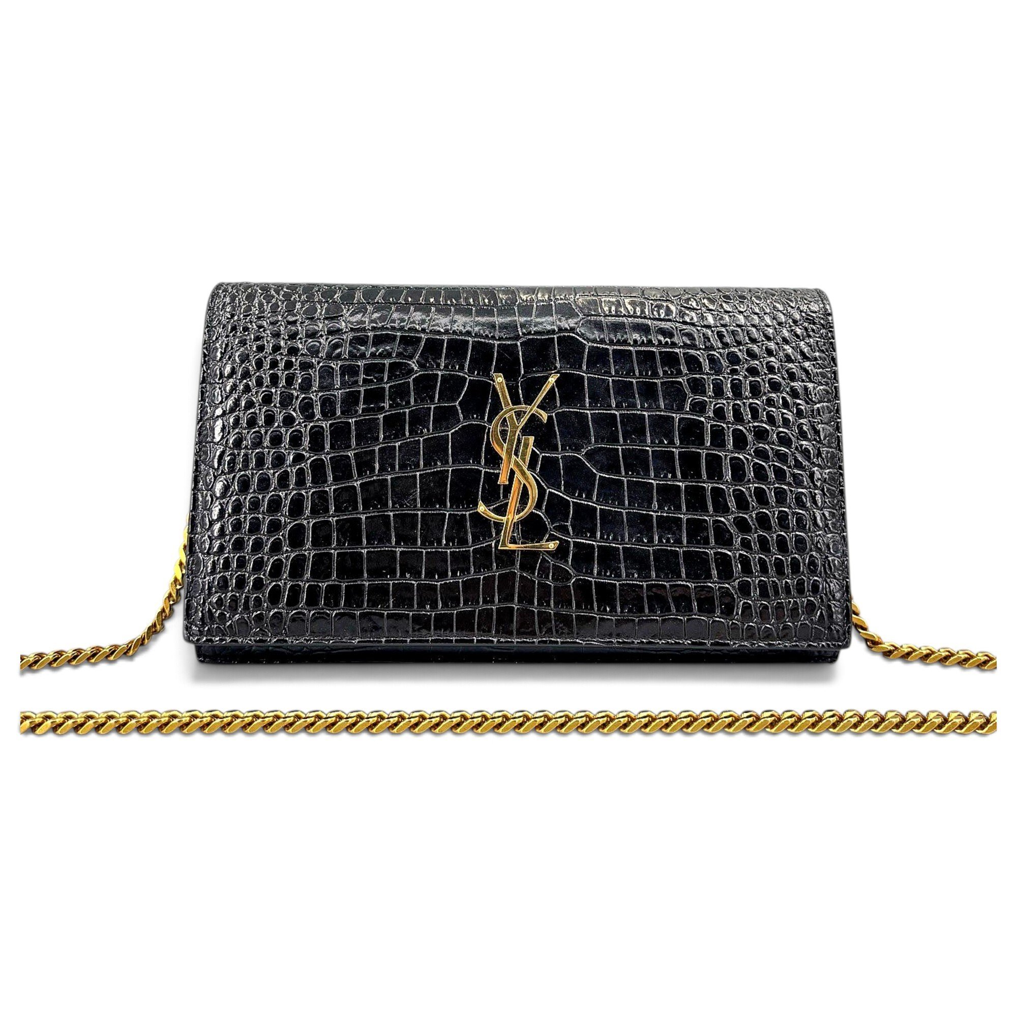 Saint Laurent Kate monogramme leather handbag
