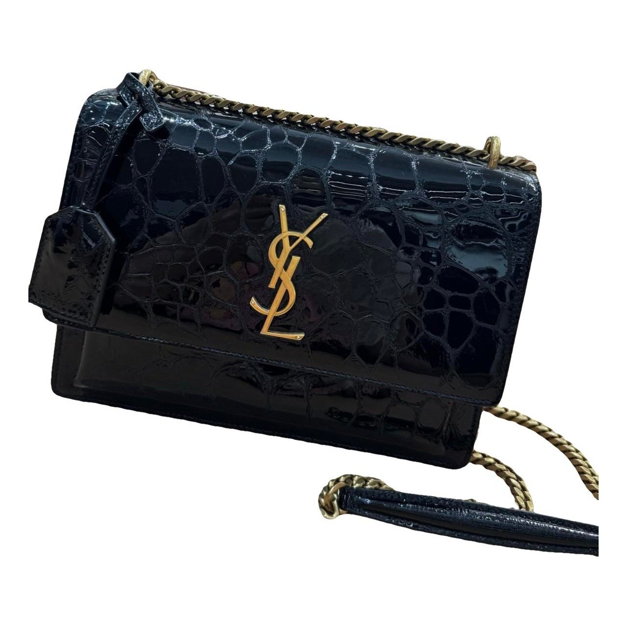 Sunset leather handbag