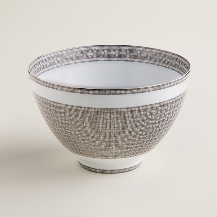 Sans Coloris Mosaique Au 24 Platinum Punch Bowl