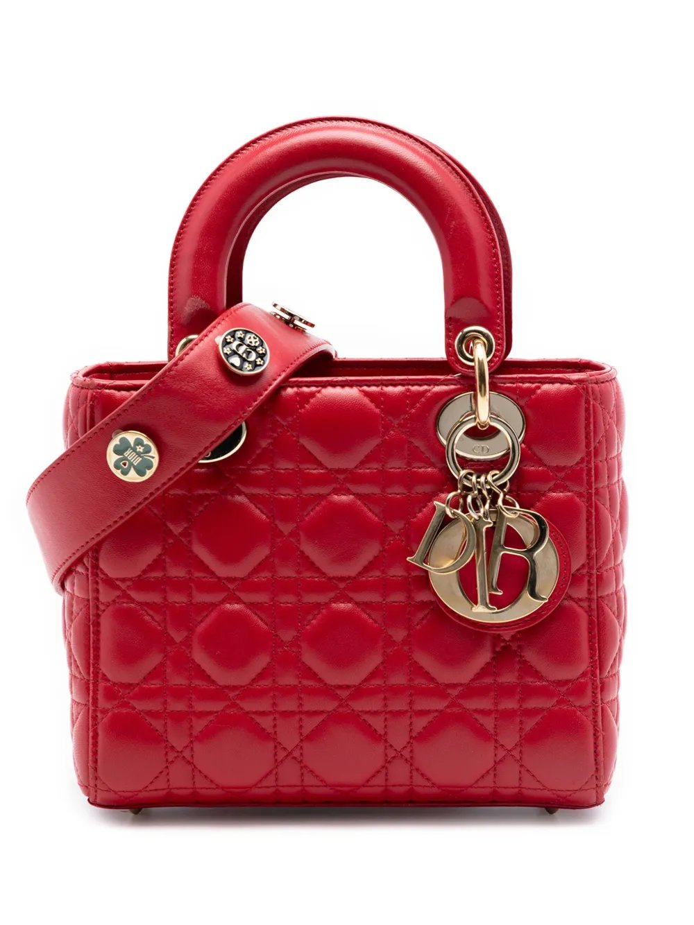 2018 Small Lambskin Cannage MyABCDior Lady Dior satchel