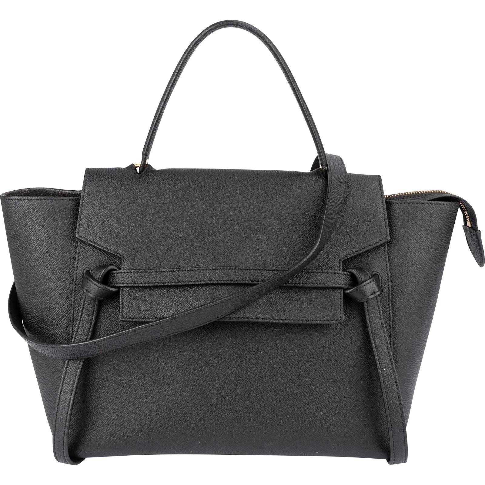 Belt leather crossbody bag